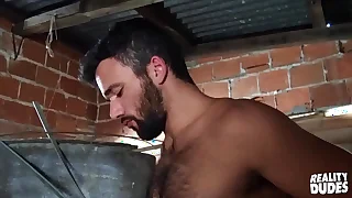 &lpar;Fran&rpar; Bends Over And &lpar;Gonzo&rpar; Fucks His Tight Asshole Cums Nearby His Face - Reality Dudes